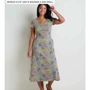 Toad & Co Midi Floral Dress